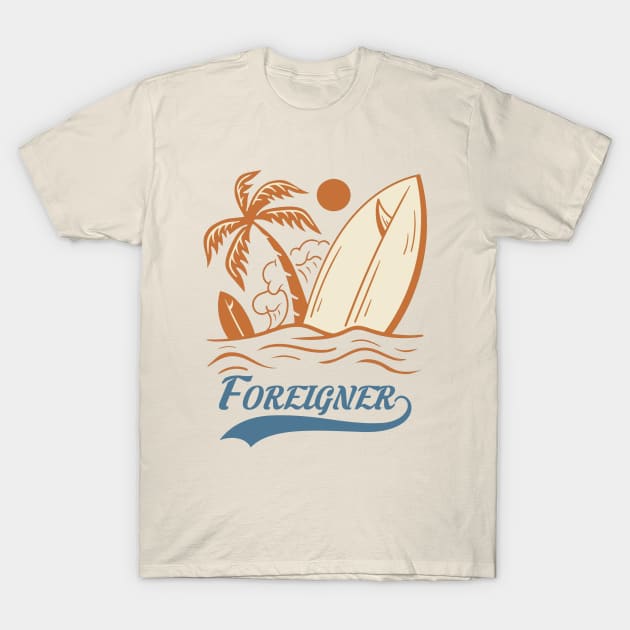 Vintage summer foreigner T-Shirt by NeniTompel